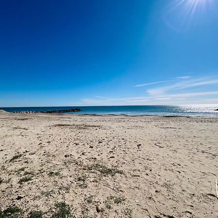 Estudio 1Ere Ligne Vue Mer ,Place De Parking Privee Acces A La Plage De La Residence 3Eme Etage 팔라바 레 플로 외부 사진