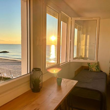 Estudio 1Ere Ligne Vue Mer ,Place De Parking Privee Acces A La Plage De La Residence 3Eme Etage 팔라바 레 플로 외부 사진